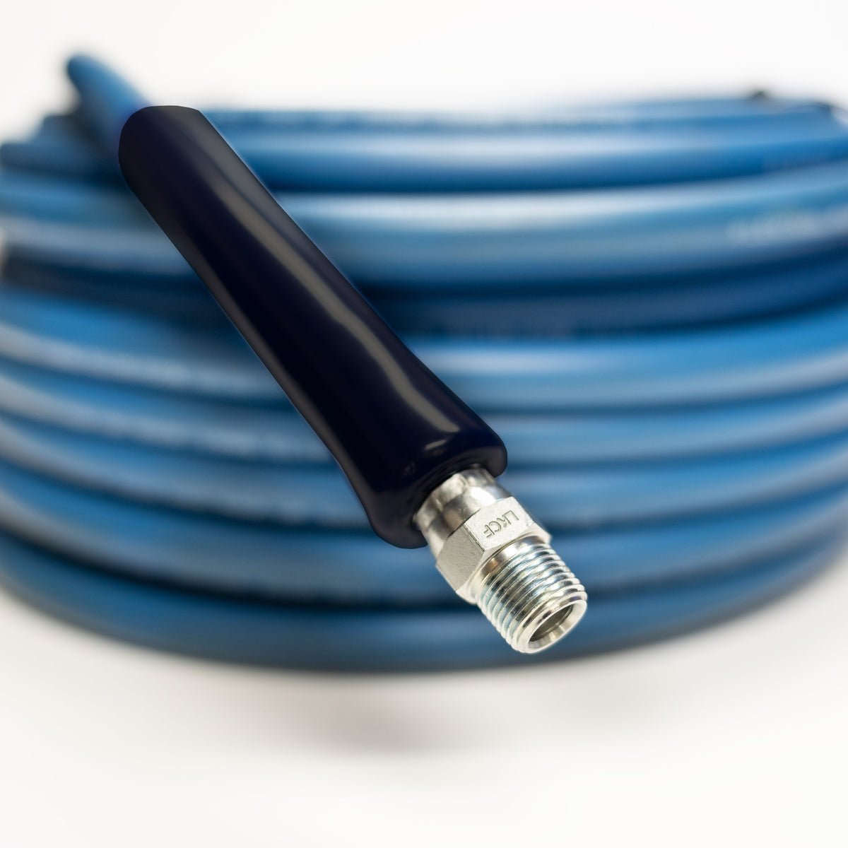 1/4" x 50' Blue Cover | 4,200 PSI Carpet Cleaning Hose Assembly