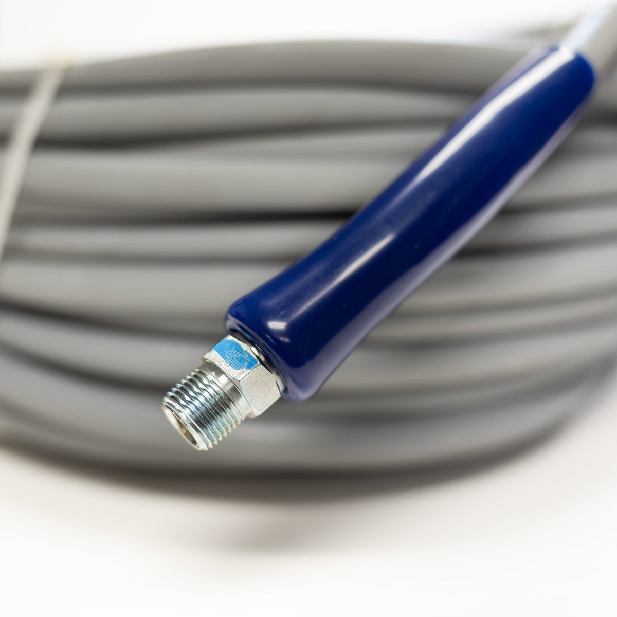 3/8" x 100' Gray Cover | 4,200 PSI Pressure Washer Hose Assembly