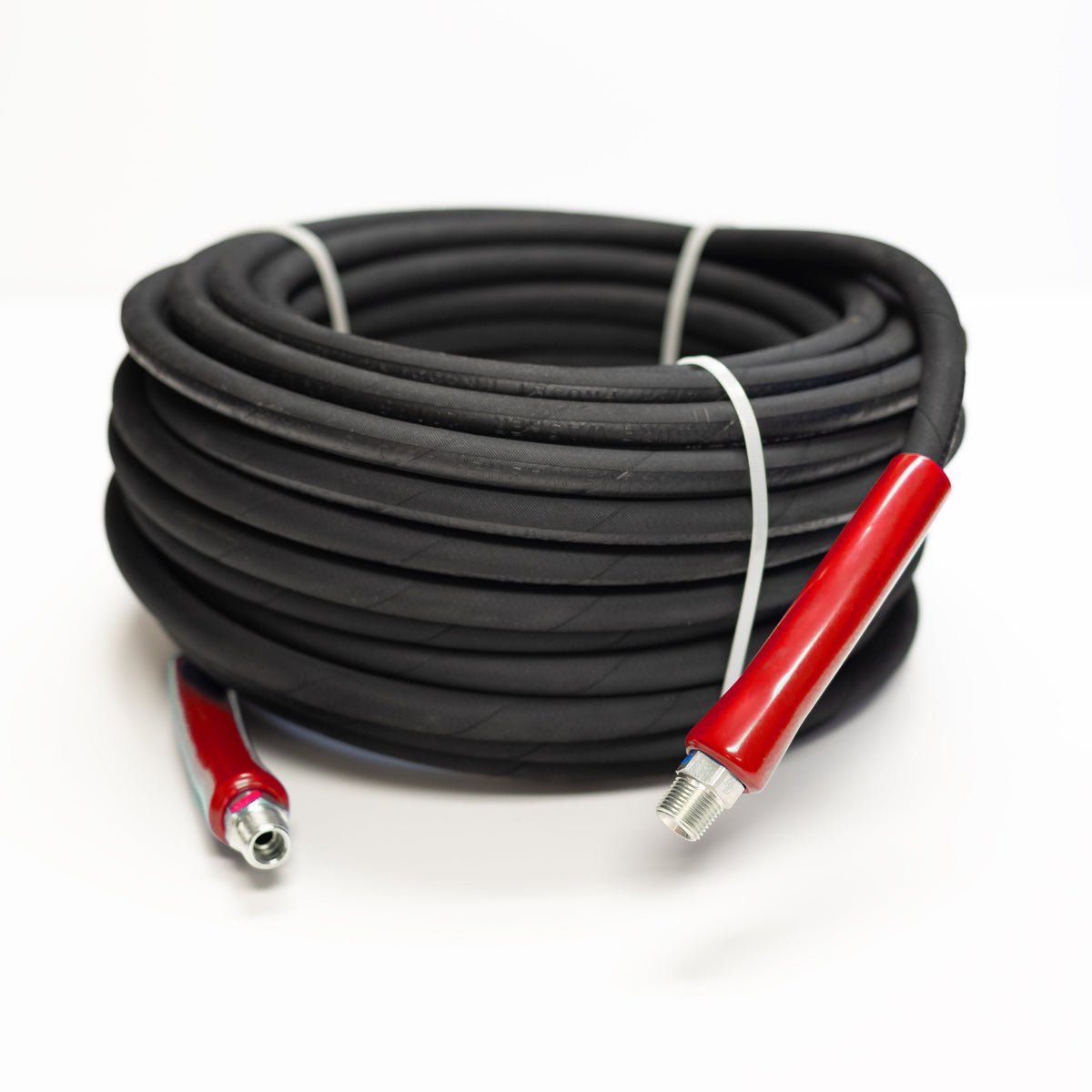 3/8" x 200' Black Cover | 6,000 PSI Pressure Washer Hose Assembly