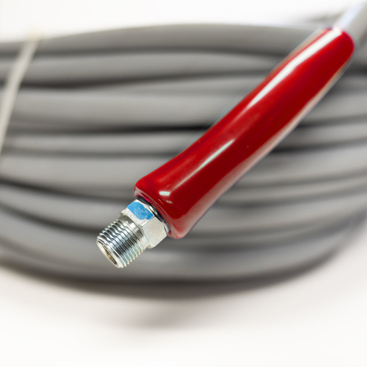 3/8" x 100' Gray Cover | 6,000 PSI Pressure Washer Hose Assembly