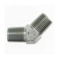 1/4&quot; NPT Male by 1/4&quot; NPT Male 45 Degree Elbow 5501-04-04