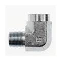 1/4&quot; NPT Male by 1/4&quot; NPT Female 90 Degree Street Elbow 5502-04-04