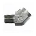 1/4&quot; NPT Male by 1/4&quot; NPT Female 45 Degree Street Elbow 5503-04-04