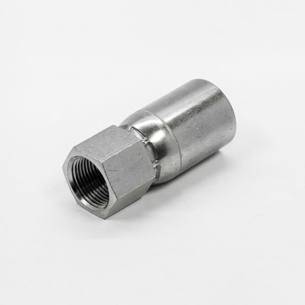 Straight Rigid Fitting Crimp Straight NPT Female Rigid Fittings - Hose in a Hurry