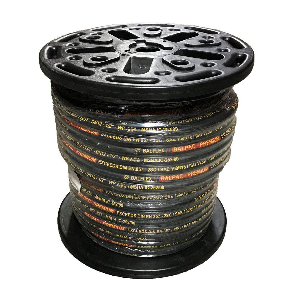 SAE 100R16-10 Reel of Hydraulic Hose | 164 Feet - Hose in a Hurry